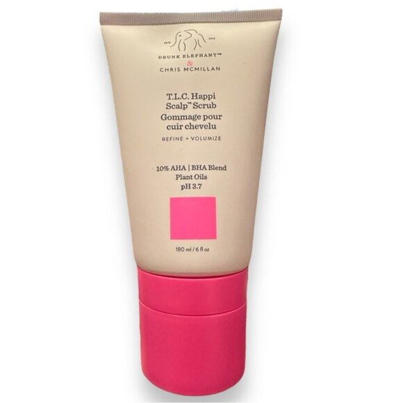 🆕 NWT Drunk Elephant TLC Happi Scalp Scrub 180ml 6oz - Picture 2 of 5